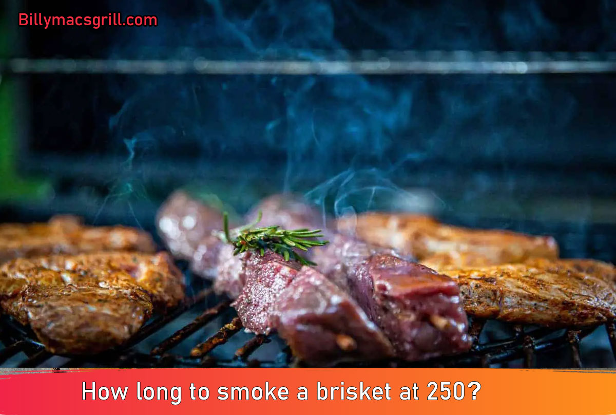 How long to smoke a brisket at 250?