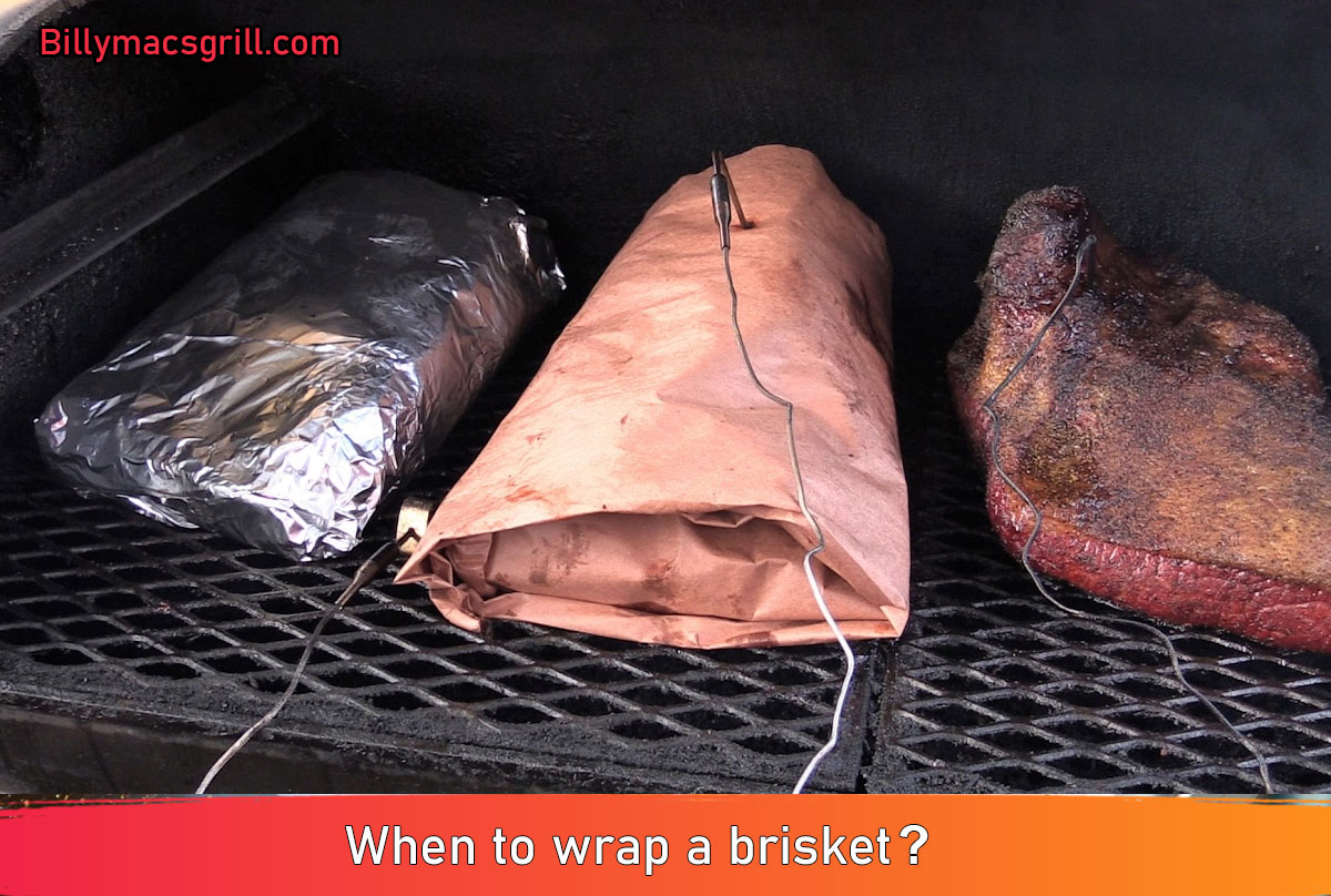 when to wrap brisket