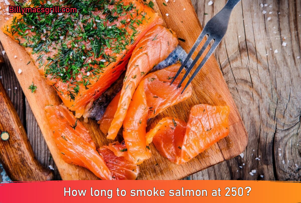 How long to smoke salmon at 250?